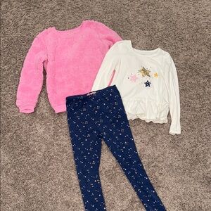 BCBGirls White Top with Star Designs
